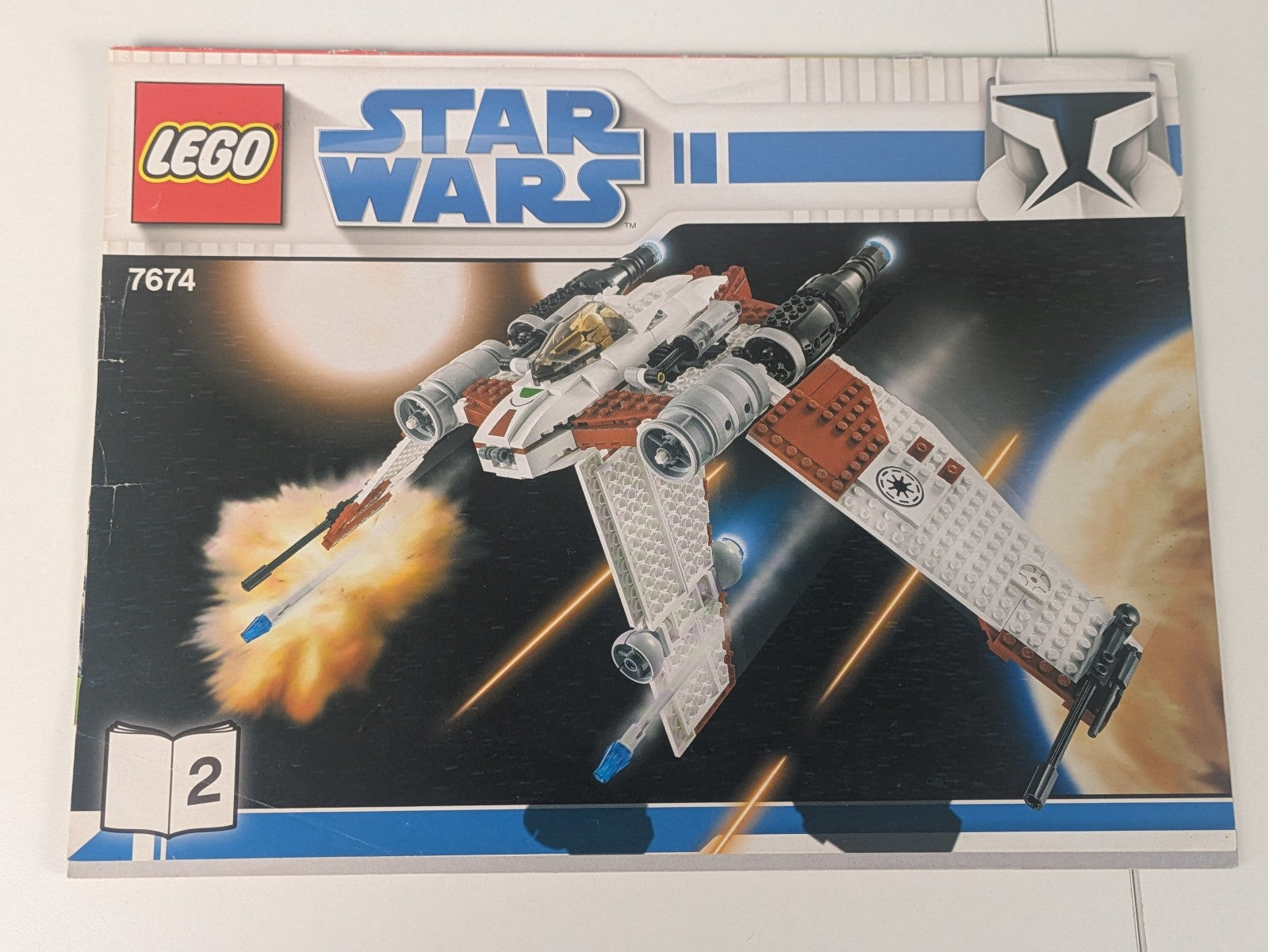 Lego Star Wars The Clone Wars: V-19 Torrent Set 7674 - Complete Set