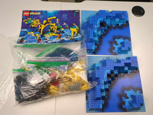 Lego Aquazone: Aquanauts: Neptune Discovery Lab Set 6195 - w/ Instructions