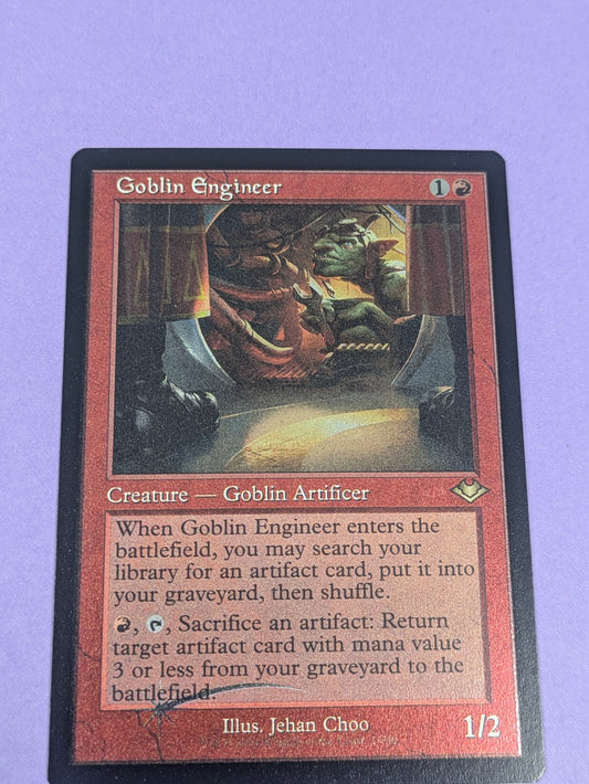 MTG: Modern Horizons: Goblin Engineer Etched Foil #16/40 Rare - NM