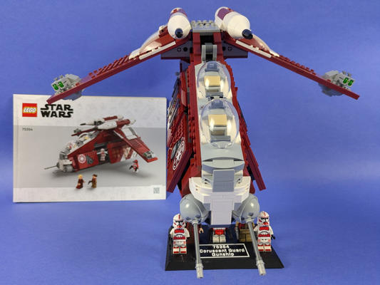Lego Star Wars: The Clone Wars: Coruscant Guard Gunship Set 75354 Complete Set