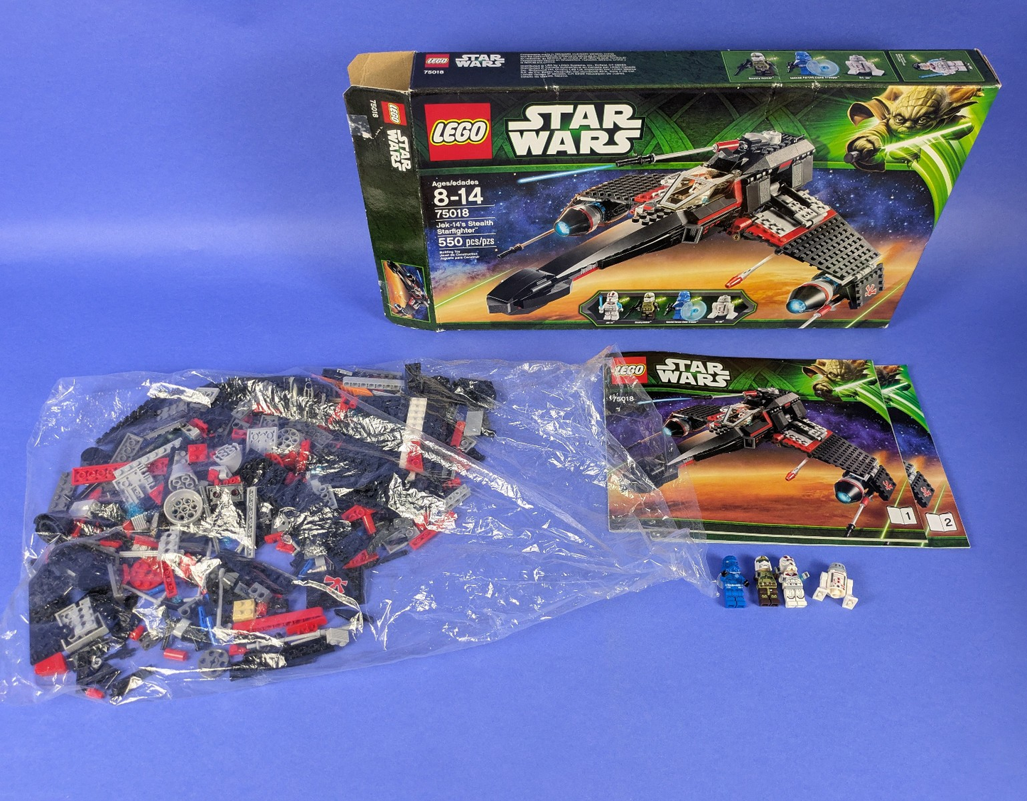 Lego Star Wars: Jek-14's Stealth Starfighter Set 75018 Complete Set