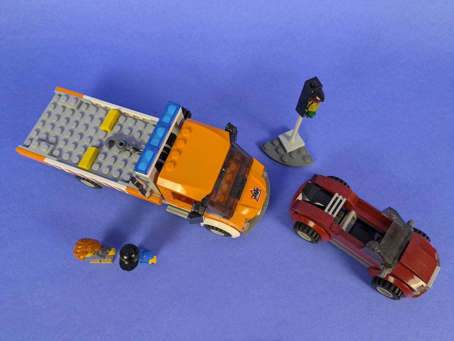 Lego Town: City: Wrecker: Flatbed Truck 60017 - Complete w/ Instructions