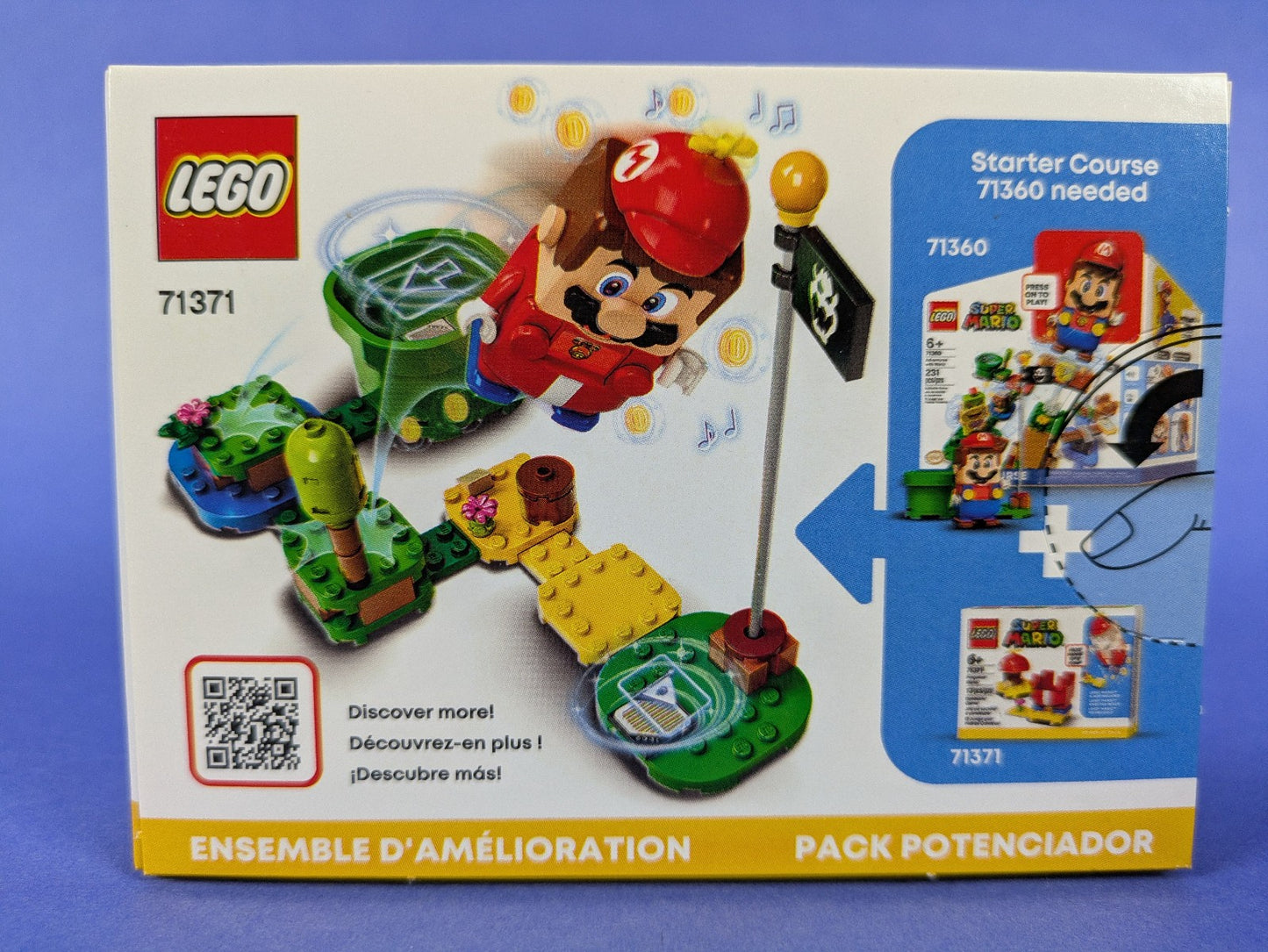Lego Super Mario: Propeller Mario - Power-Up Pack Set 71371 BRAND NEW