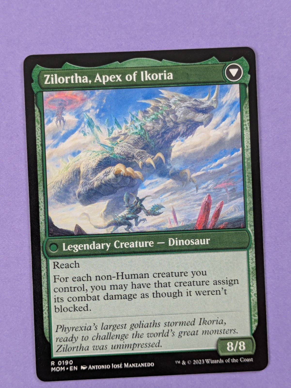 MTG: March of the Machine: Invasion of Ikoria - Zilortha, Apex of Ikoria 0190 NM