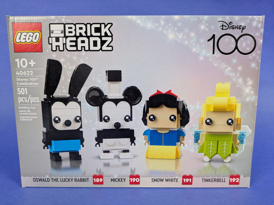 Lego BrickHeadz: Disney 100: Disney 100th Celebration Set 40622 BRAND NEW