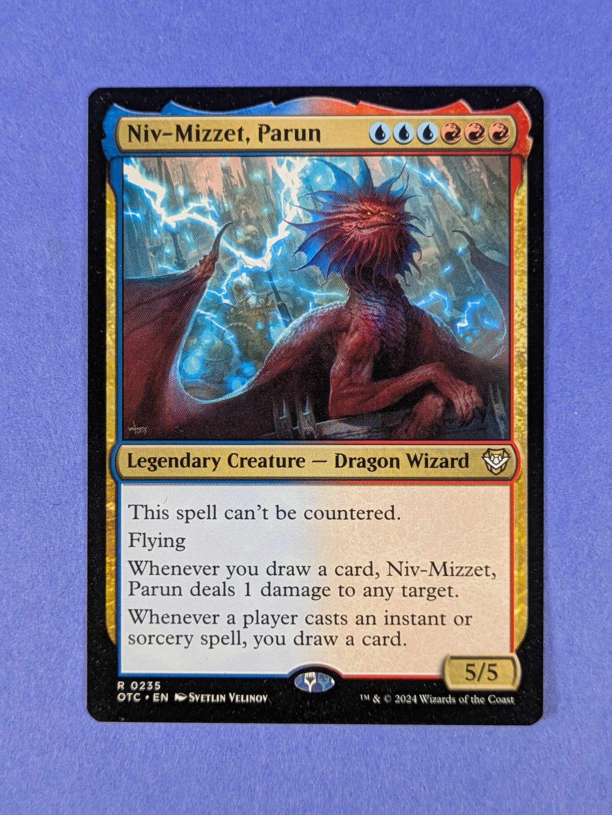 MTG: Outlaws of Thunder Junction: Commander: Niv-Mizzet, Parun #0235 Rare - NM