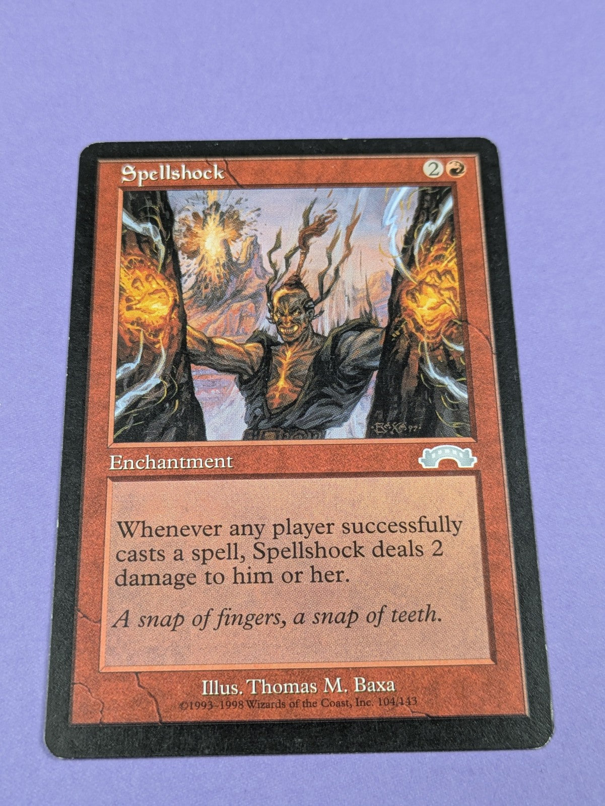 MTG Magic: Exodus: Spellshock #104/143 Uncommon - LP