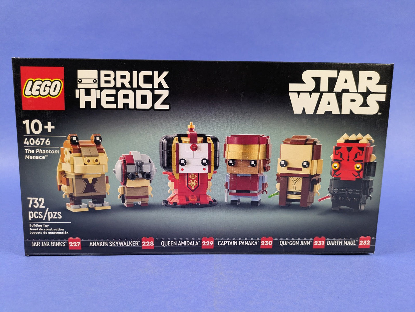 Lego BrickHeadz: Star Wars: Episode 1: The Phantom Menace Set 40676 BRAND NEW