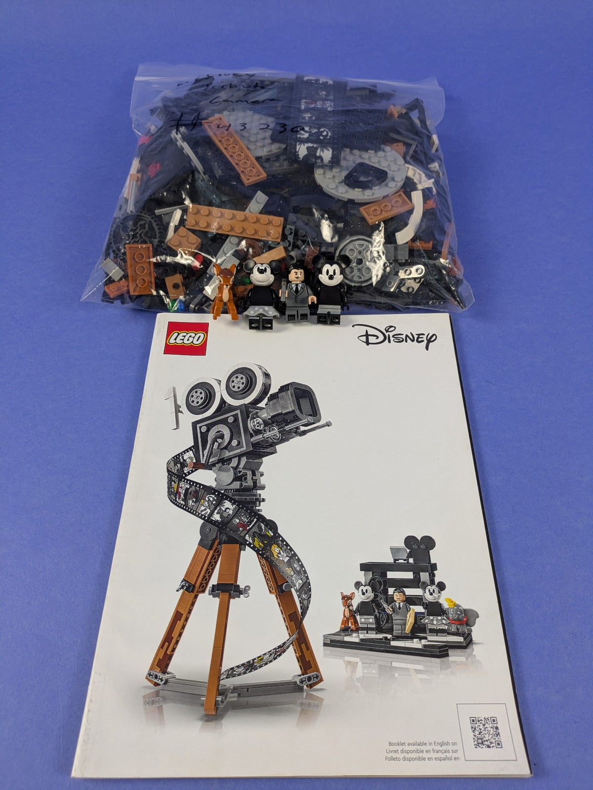 LEGO Disney Walt Disney Tribute Camera 43230 Complete Set Pre-Owned