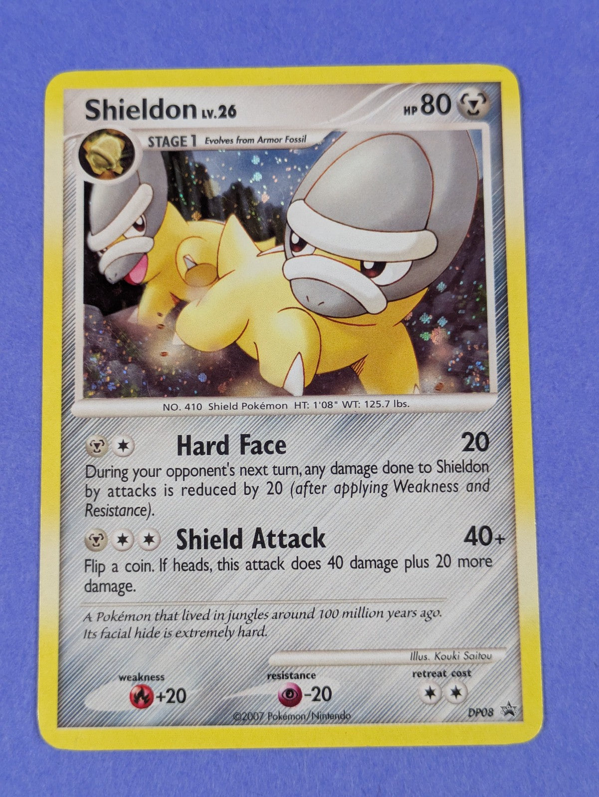 Shieldon - DP08 - Holo Promo Diamond & Pearl Promos - Pokemon Card - LP