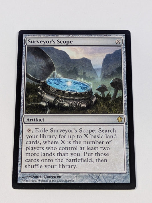 MTG Magic: Commander 2013: Surveyor's Scope #262/356 Rare - LP