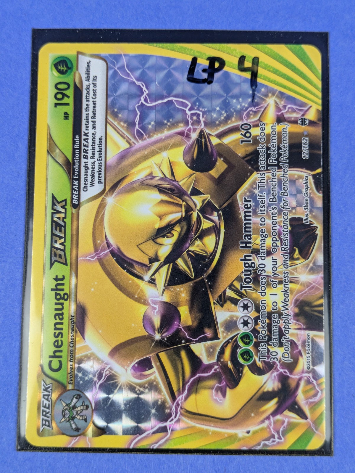 Chesnaught BREAK - 12/162 - Break Rare BREAKthrough - Pokemon Card - LP