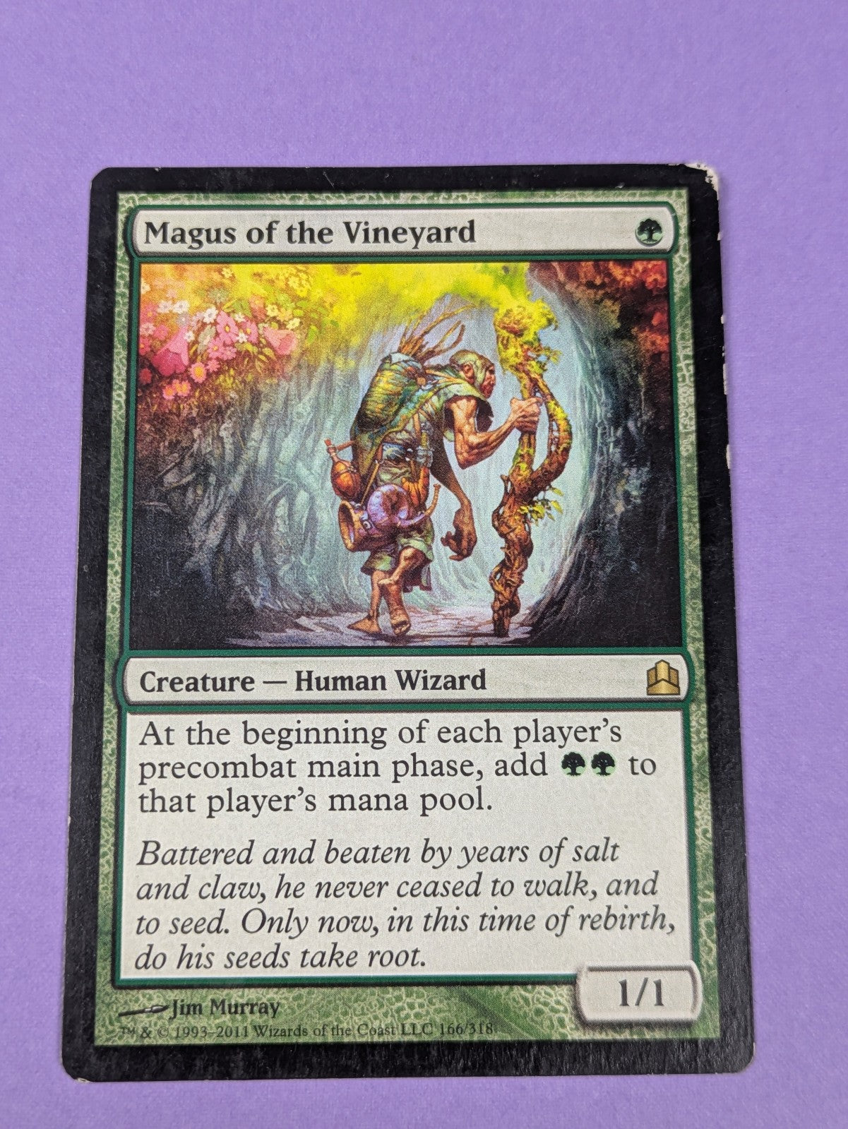 MTG Magic: Commander 2011: Magus of the Vineyard #166/318 Rare - LP