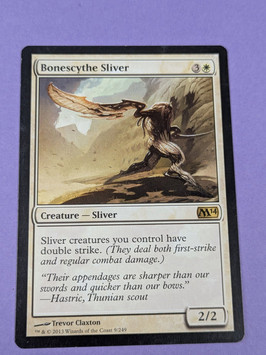 MTG Magic: Magic 2014: Bonescythe Sliver #9/249 Rare - NM
