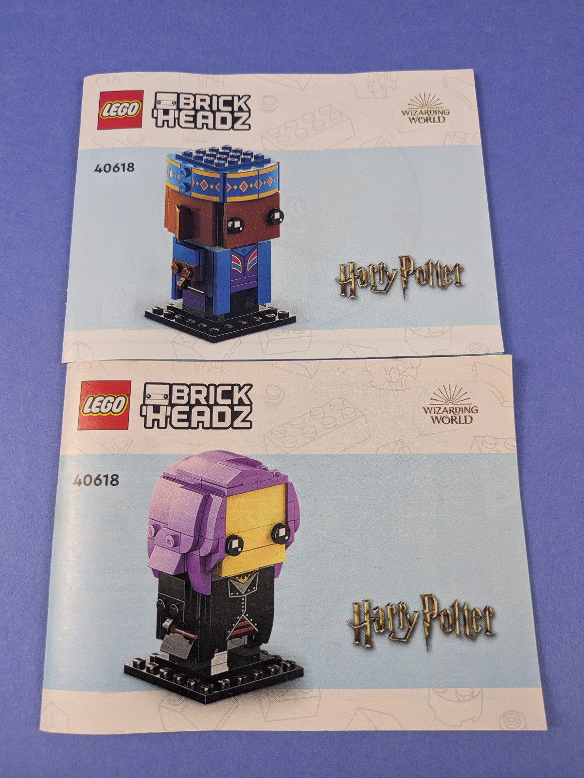 LEGO BrickHeadz Kingsley Shacklebolt & Nymphadora Tonks 40618 Complete Pre-Owned