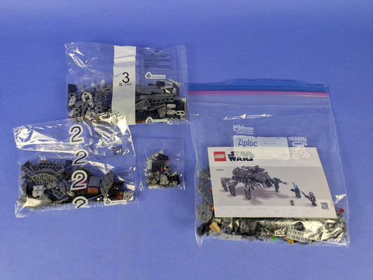Lego Star Wars: The Mandalorian: Spider Tank Set 75361 Incomplete Set