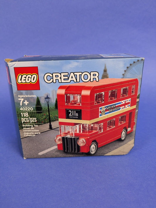 Lego Creator: Basic Model: Traffic: Mini London Bus Set 40220 Complete Set