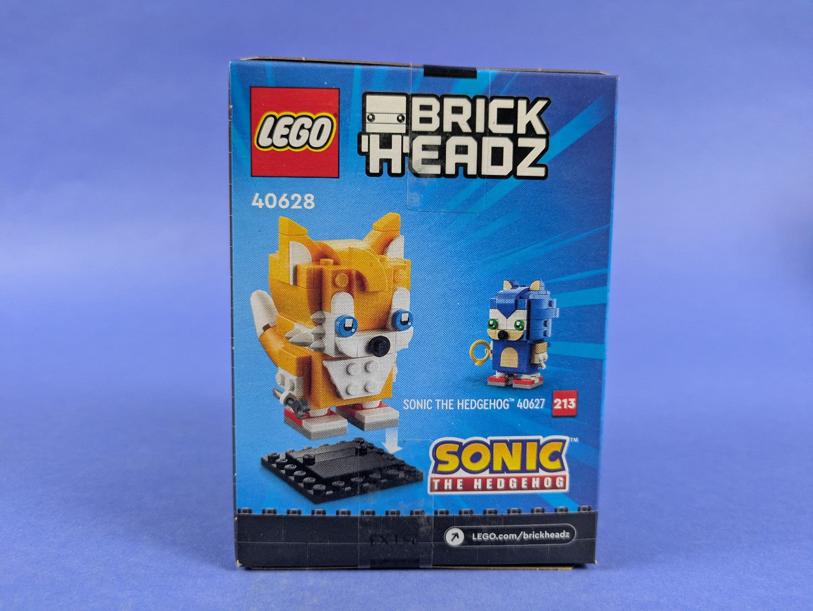 Lego BrickHeadz: Sonic the Hedgehog: Miles "Tails" Prower Set 40628 BRAND NEW