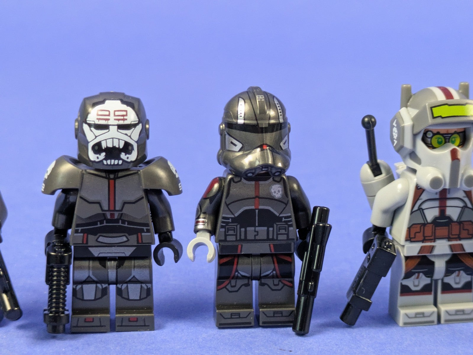LEGO Star Wars The Bad Batch Minifigure Omega Hunter Wrecker Echo Tech Crosshair