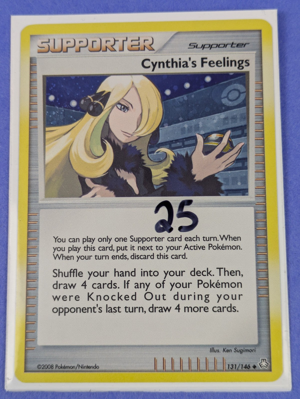 Cynthia's Feelings - 131/146 - Holo Uncommon Legends Awakened - Pokemon - NM