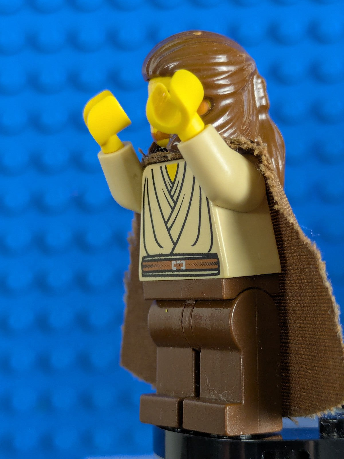 Lego Star Wars: Qui-Gon Jinn (Yellow Head) sw0027 Set 7171