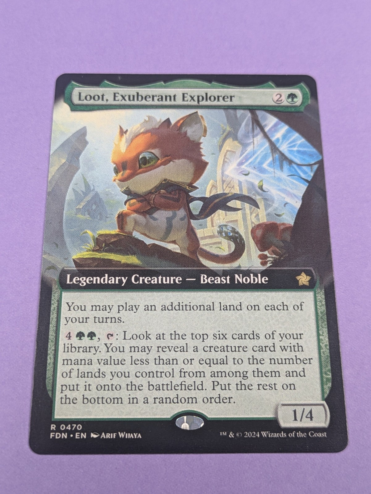 MTG Magic: Foundations: Loot, Exuberant Explorer #0470 Rare - NM