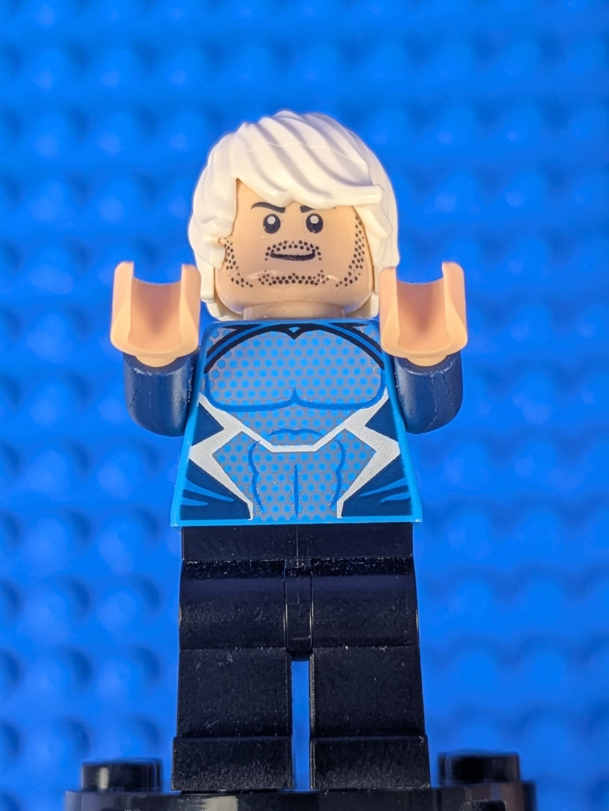 Lego Super Heroes: Age of Ultron: Quicksilver - Dark Azure sh0180 Set 76041