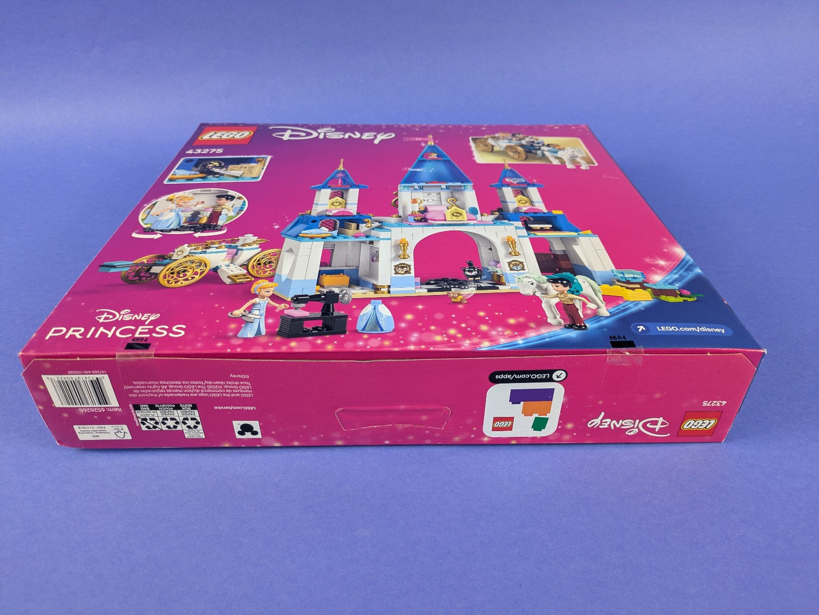 Lego Disney: Cinderella's Castle & Horse Carriage Set 43275 BRAND NEW
