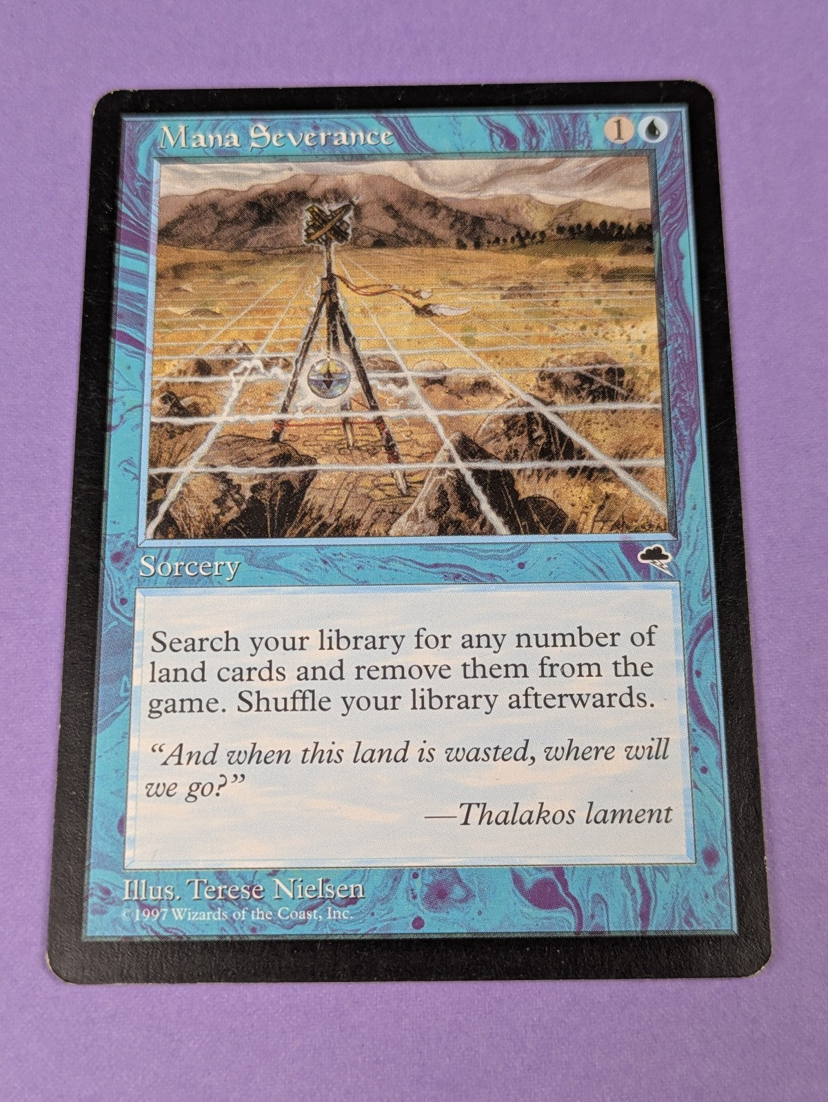 MTG Magic the Gathering: Tempest: Mana Severance #73 Rare - LP