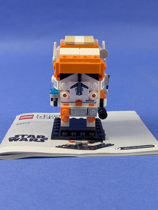 LEGO BrickHeadz Star Wars Clone Commander Cody 40675 Complete Set Pre-Owned