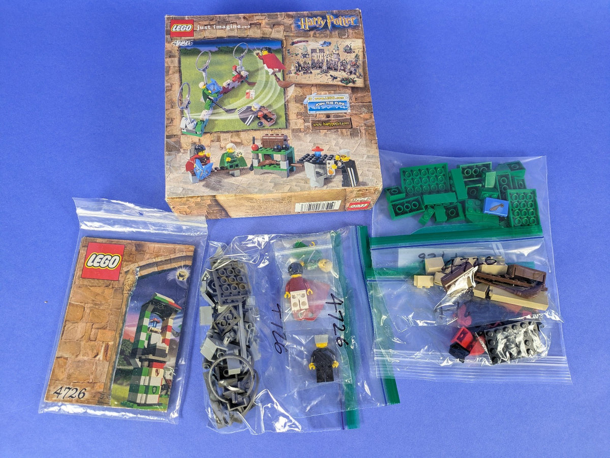 Lego Harry Potter: Chamber of Secrets: Quidditch Practice Set 4726 Complete Set