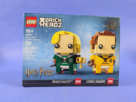 Lego BrickHeadz: Harry Potter: Draco Malfoy & Cedric Diggory Set 40617 BRAND NEW