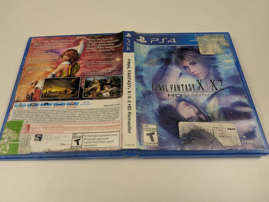 Final Fantasy X / X‑2 HD Remaster (PS4, 2015) No Manual