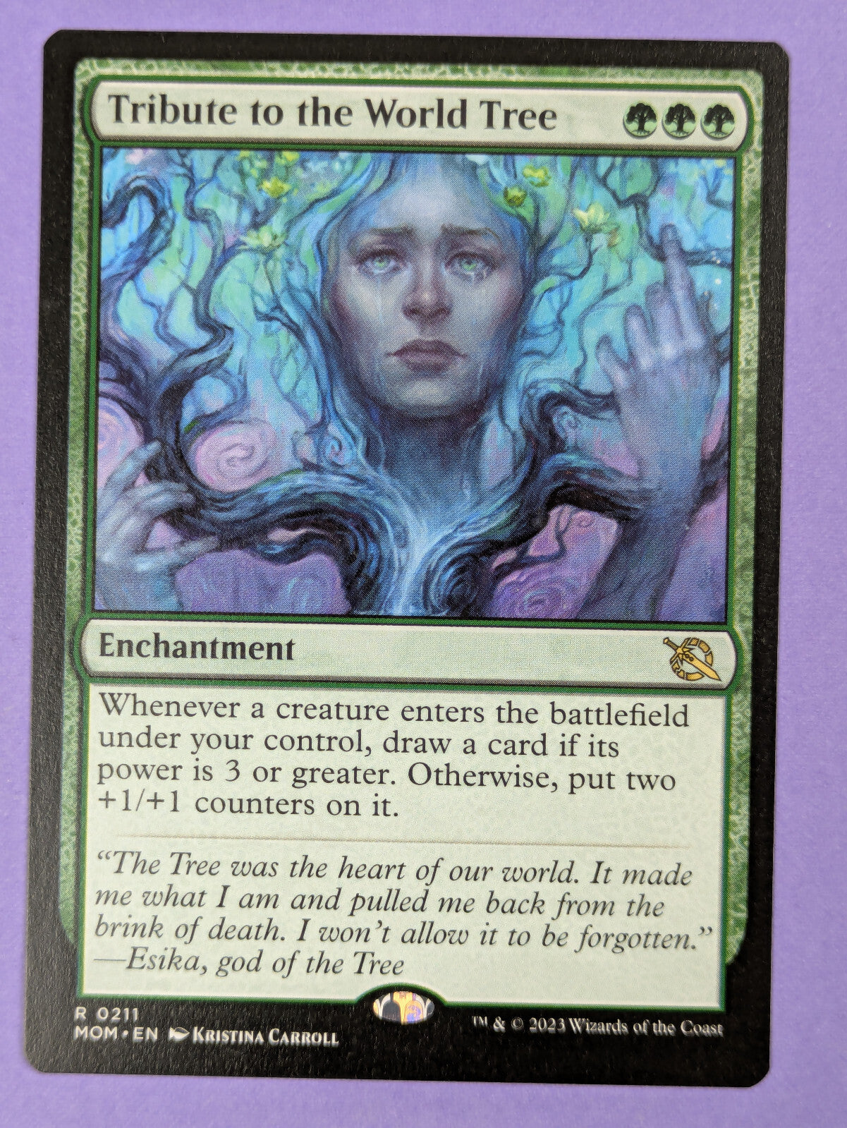 MTG Magic: March of the Machine: Tribute to the World Tree #0211 Rare - NM