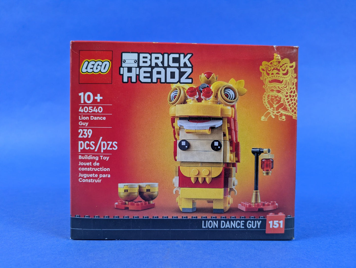 Lego BrickHeadz: Chinese New Year: Lion Dance Guy Set 40540 BRAND NEW