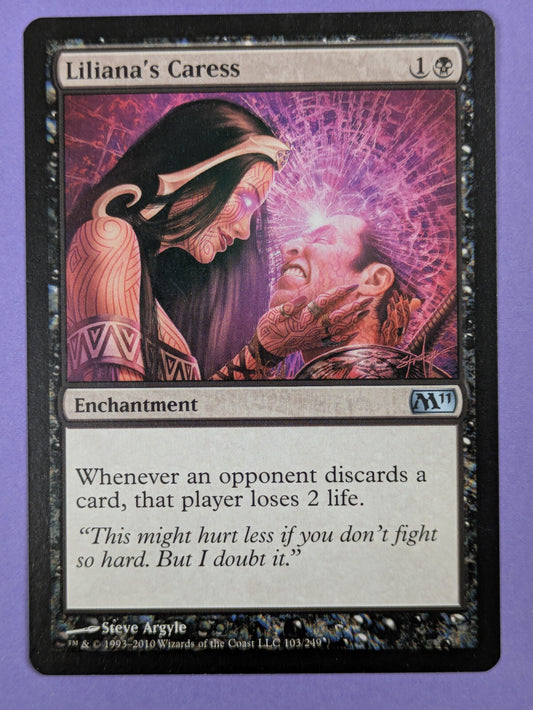 MTG Magic The Gathering: Magic 2011: Liliana's Caress #103/249 Uncommon - NM