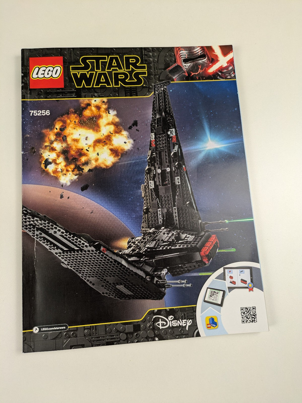 LEGO Star Wars Kylo Ren's Shuttle 75256 Complete Set Pre-Owned