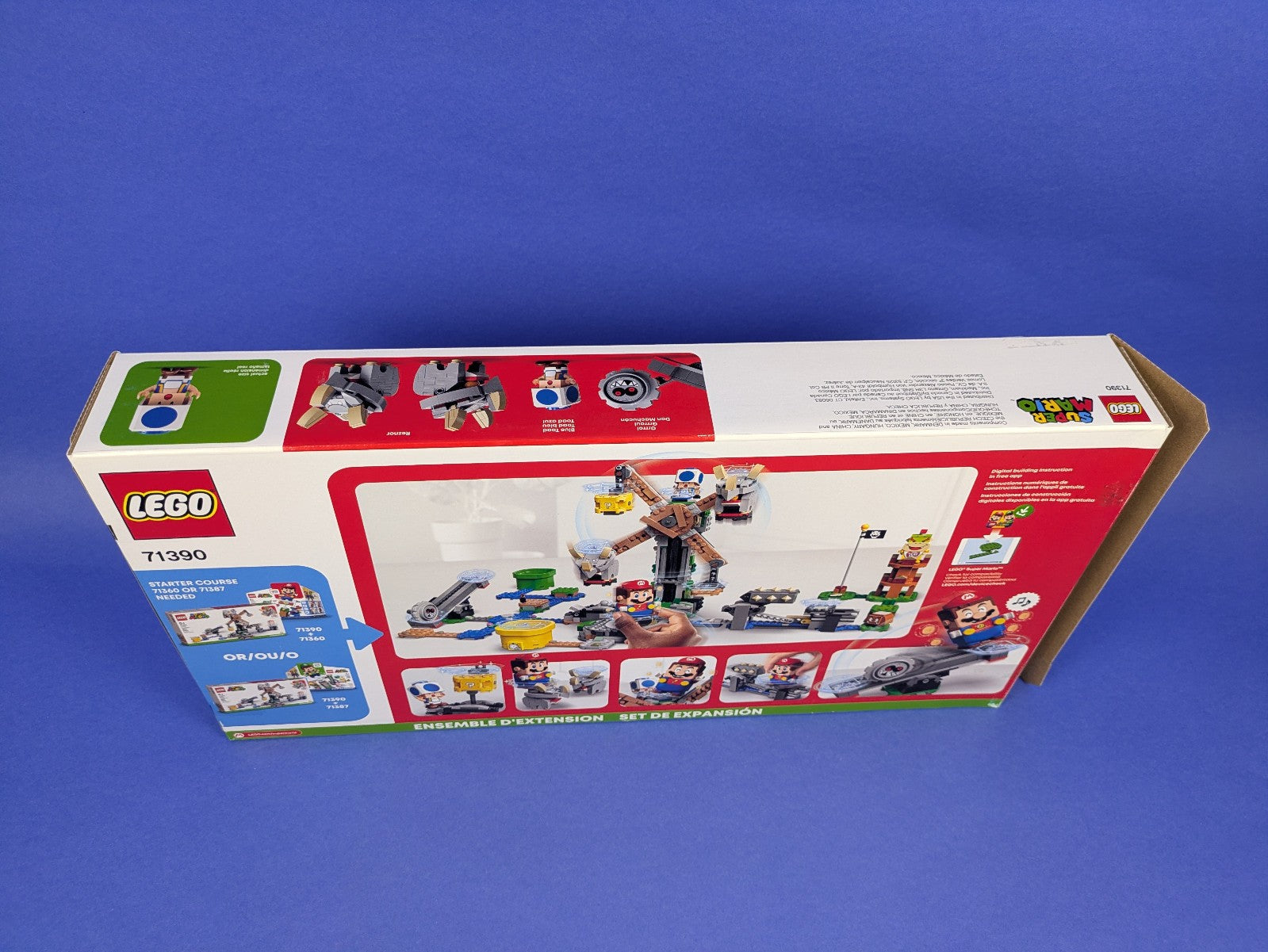 Lego Super Mario: Reznor Knockdown - Expansion Set 71390 - Complete Set