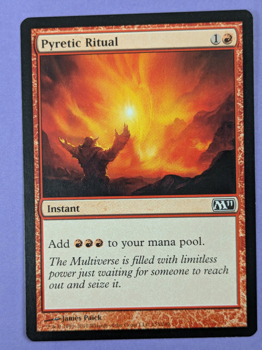 MTG Magic The Gathering: Magic 2011: Pyretic Ritual #153/249 Common - NM