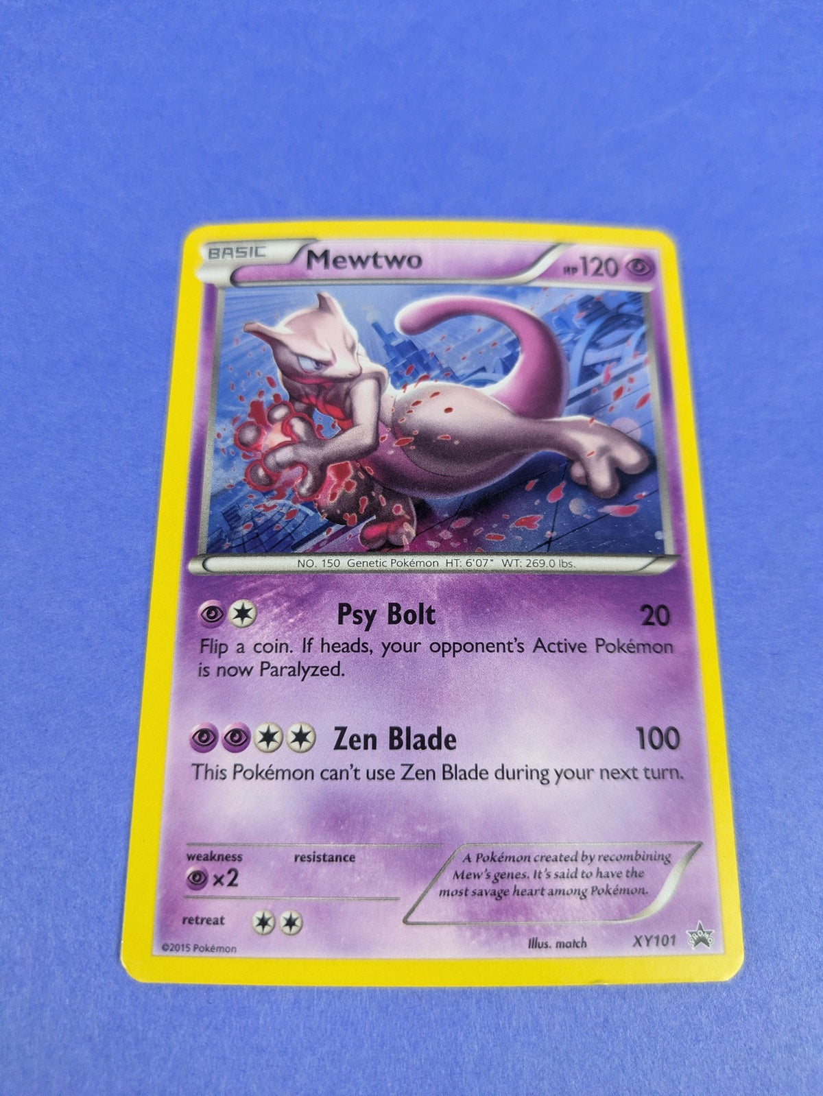 Mewtwo - XY101 - Promo XY Promotional Cards - Pokemon Card - LP