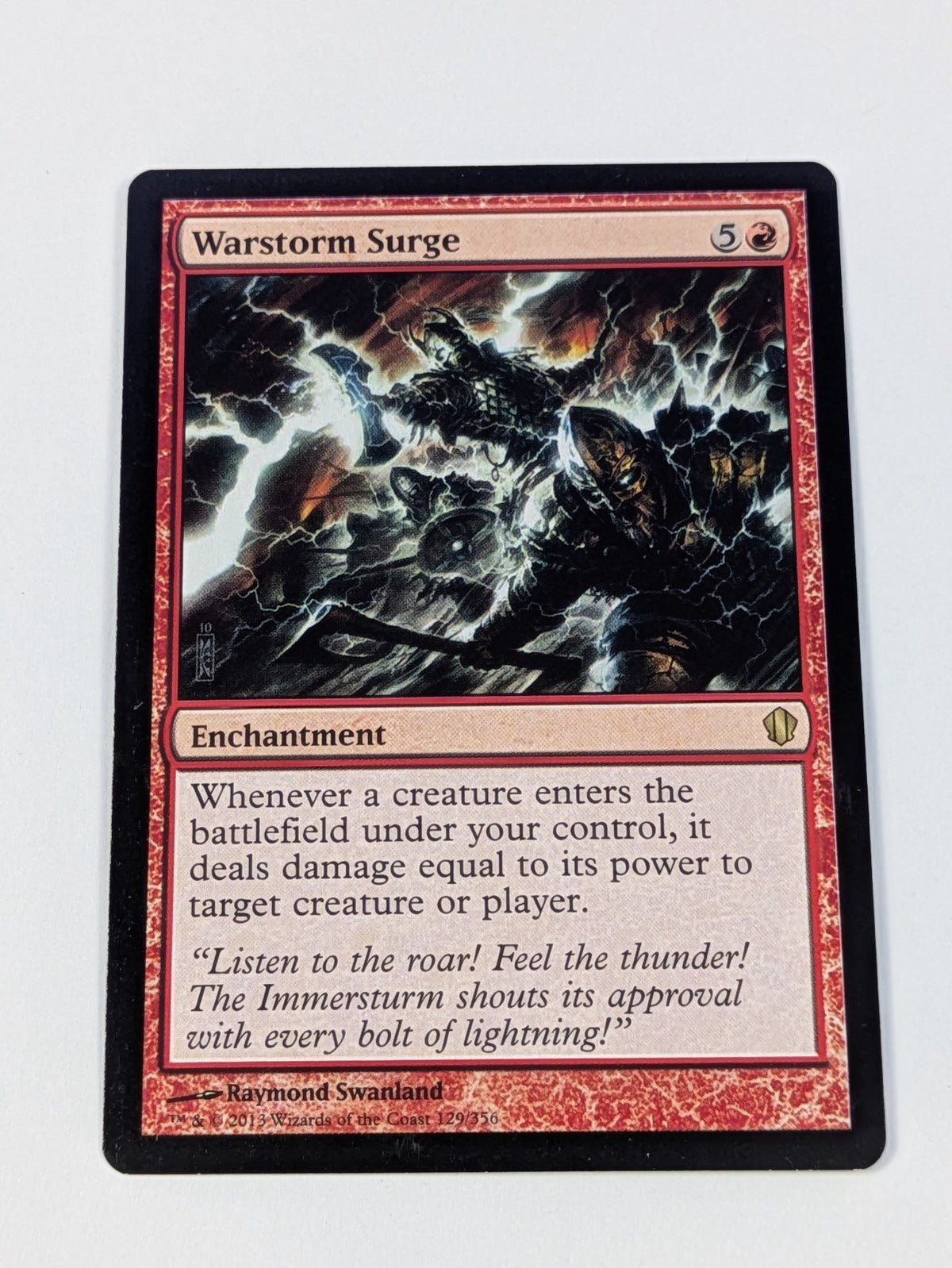 MTG Magic: Commander 2013: Warstorm Surge #129/356 Rare - NM