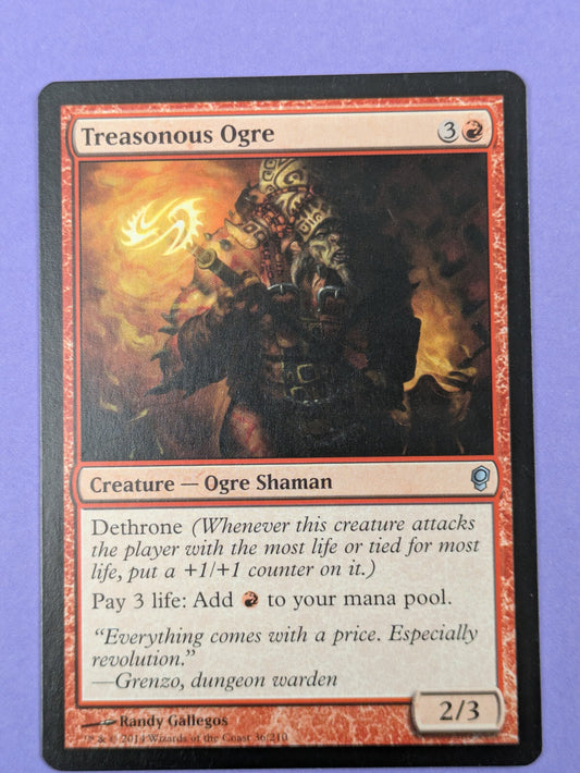 MTG Magic: Conspiracy Treasonous Ogre Uncommon #36/210 - NM