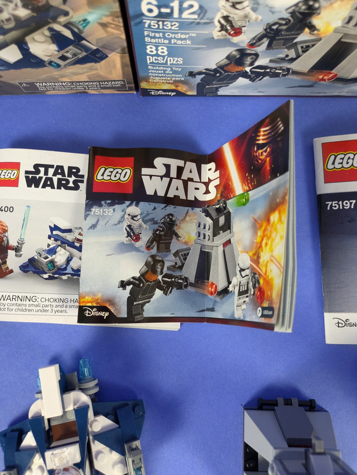 Lego Star Wars: Cool Battle Pack Set (4X) 75400 75266 75132 75197 Incomplete Set