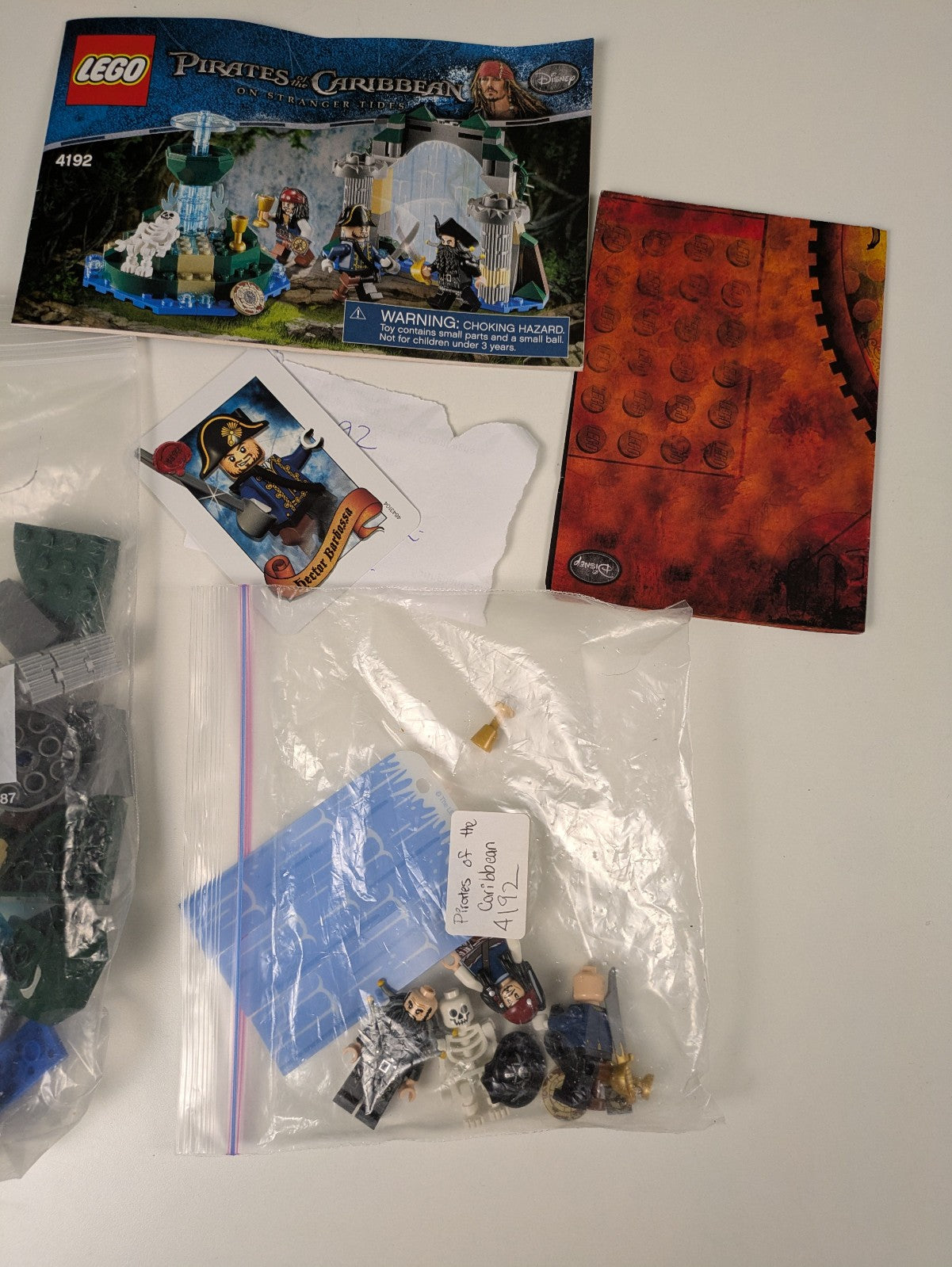 Lego Pirates of the Caribbean: Fountain of Youth Set 4192- w/ Instructions