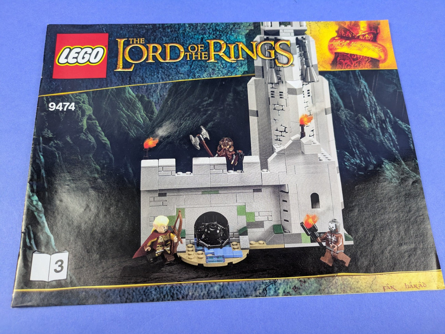 LEGO The Hobbit The Lord of the Rings The Battle of Helm's Deep 9474 Pre-Owned