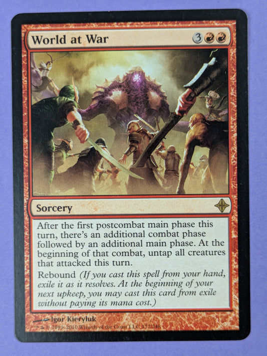 MTG Magic: Rise of the Eldrazi: World at War #172/248 Rare - NM