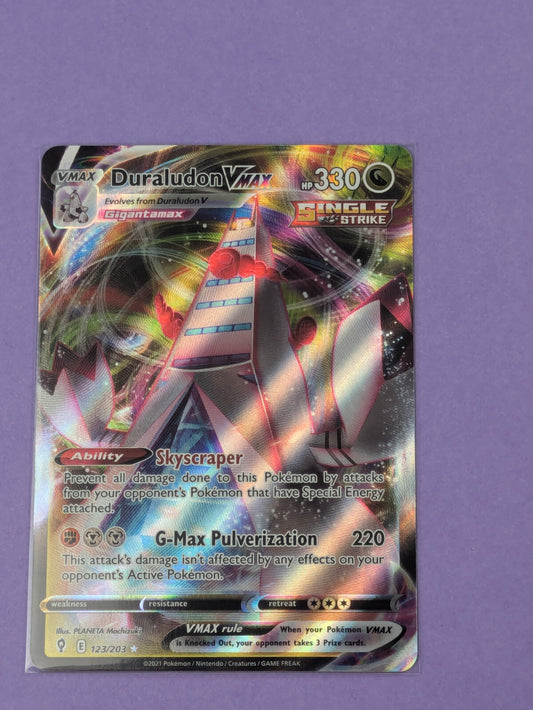 Duraludon VMAX - 123/203 - Ultra Rare Sword & Shield - Pokemon Card - NM