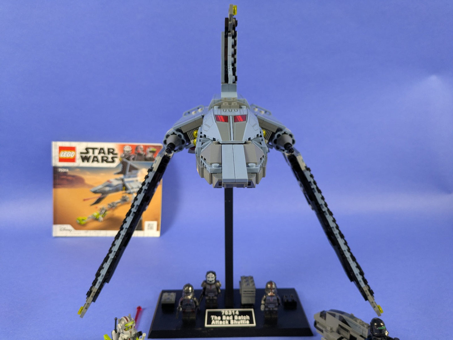 Lego Star Wars: The Bad Batch Attack Shuttle Set 75314 Complete Set