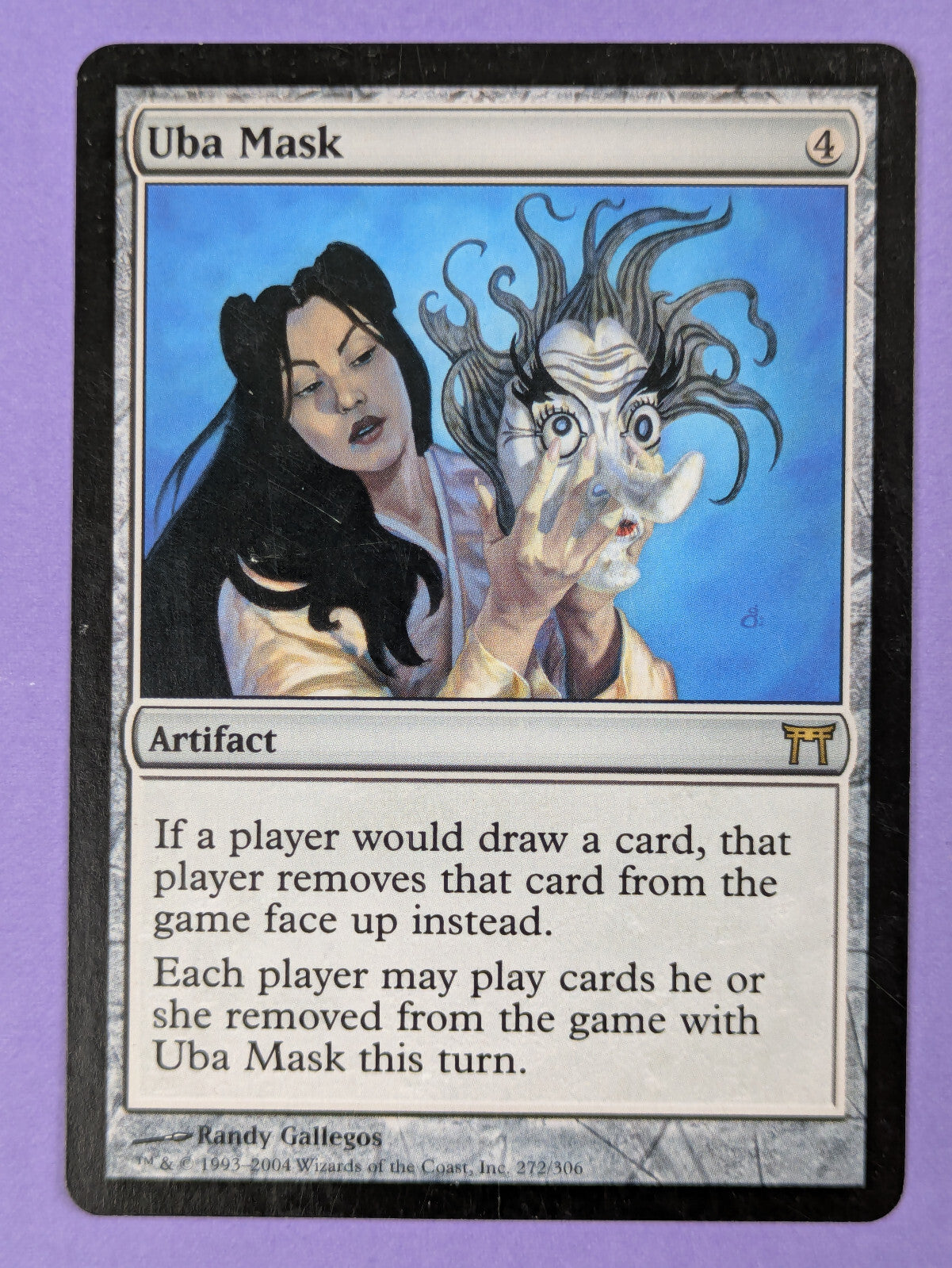 MTG Magic The Gathering: Champions of Kamigawa: Uba Mask #272/306 Rare - MP