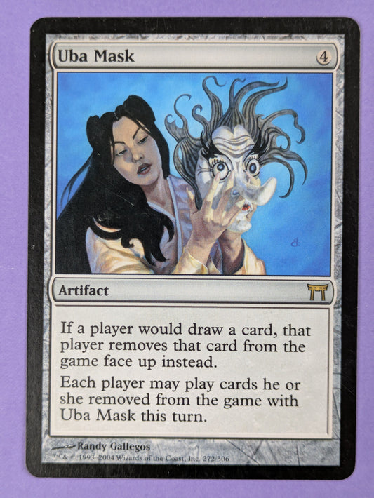 MTG Magic The Gathering: Champions of Kamigawa: Uba Mask #272/306 Rare - MP